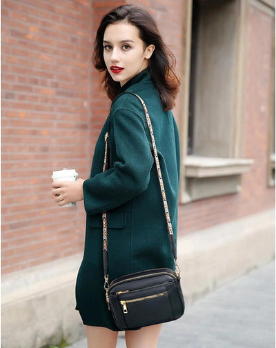 TRACY | Refined Leather Shoulder Bag