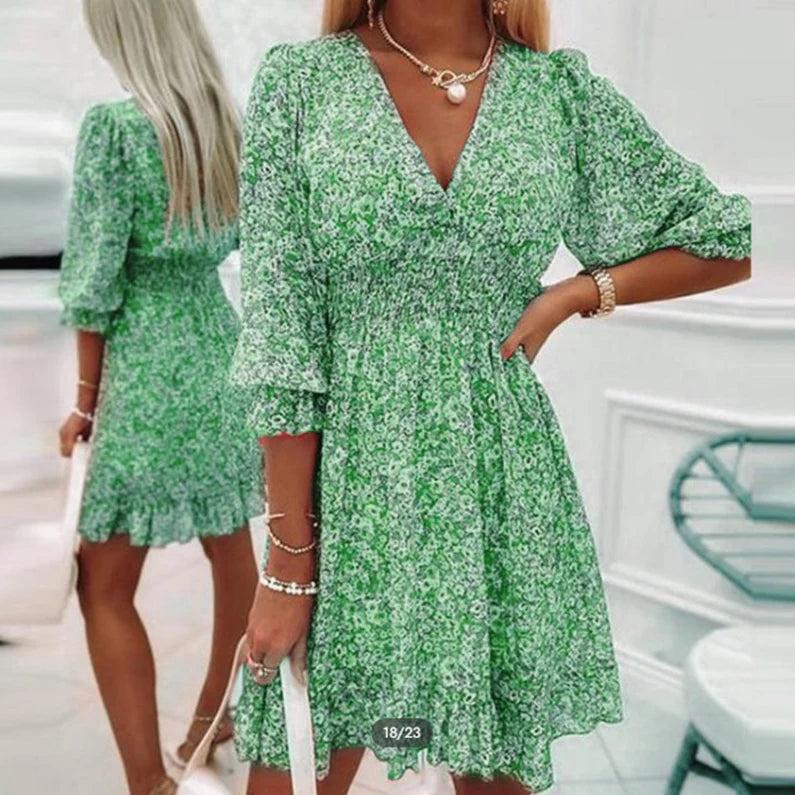 Margot™ - Elegant Floral Dress