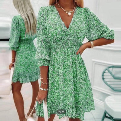 Margot™ - Elegant Floral Dress