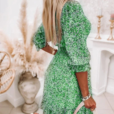Margot™ - Elegant Floral Dress