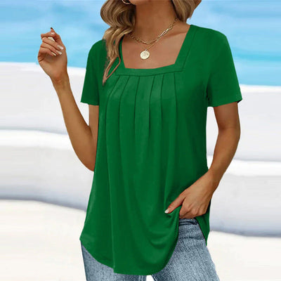 Amanda™ - Graceful Pleated Blouse