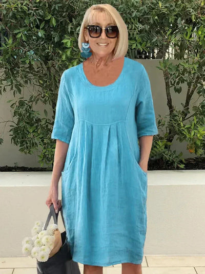 Fiona | Breezy Cotton Shift Dress