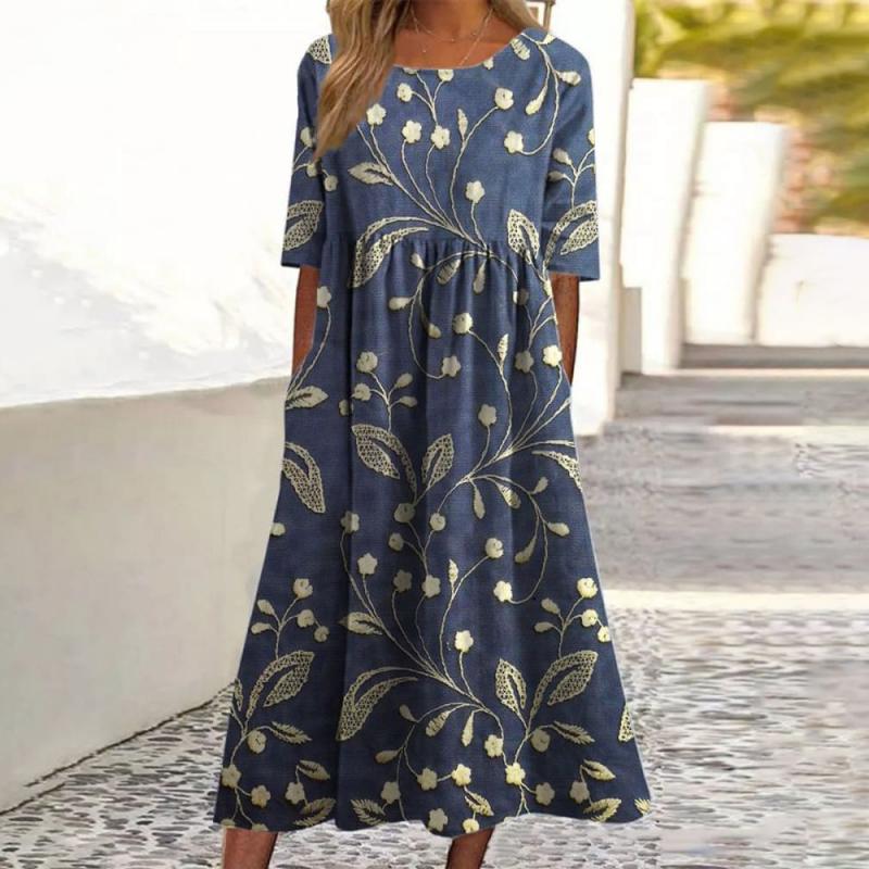 Lorena™ - Floral Midi Dress