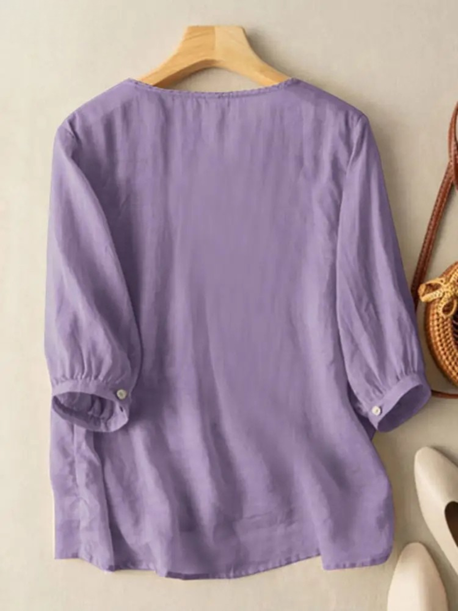 Serene™ Embroidered Boho Blouse