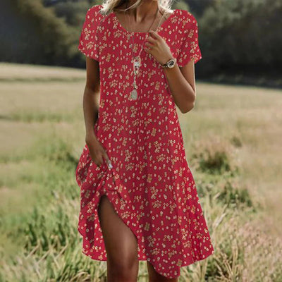 Esme | Boho Gradient Midi Dress