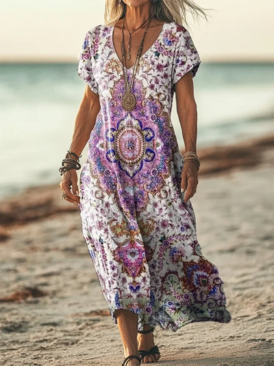 Clara | Boho Maxi Dress