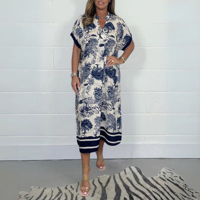 Selina™ - Print Dress
