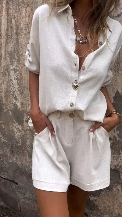 Alana - Linen Summer Set