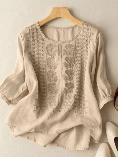 Serene™ Embroidered Boho Blouse