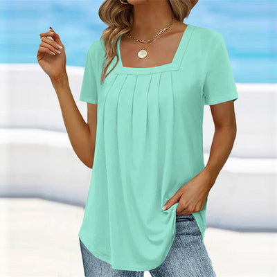 Amanda™ - Graceful Pleated Blouse