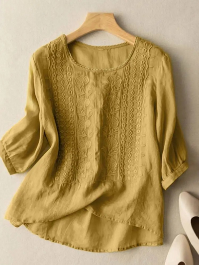Serene™ Embroidered Boho Blouse