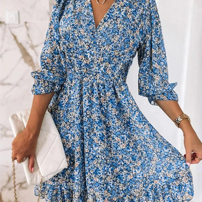 Margot™ - Elegant Floral Dress