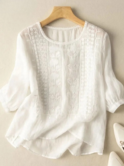 Serene™ Embroidered Boho Blouse