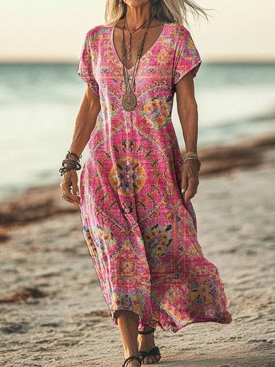 Clara | Boho Maxi Dress