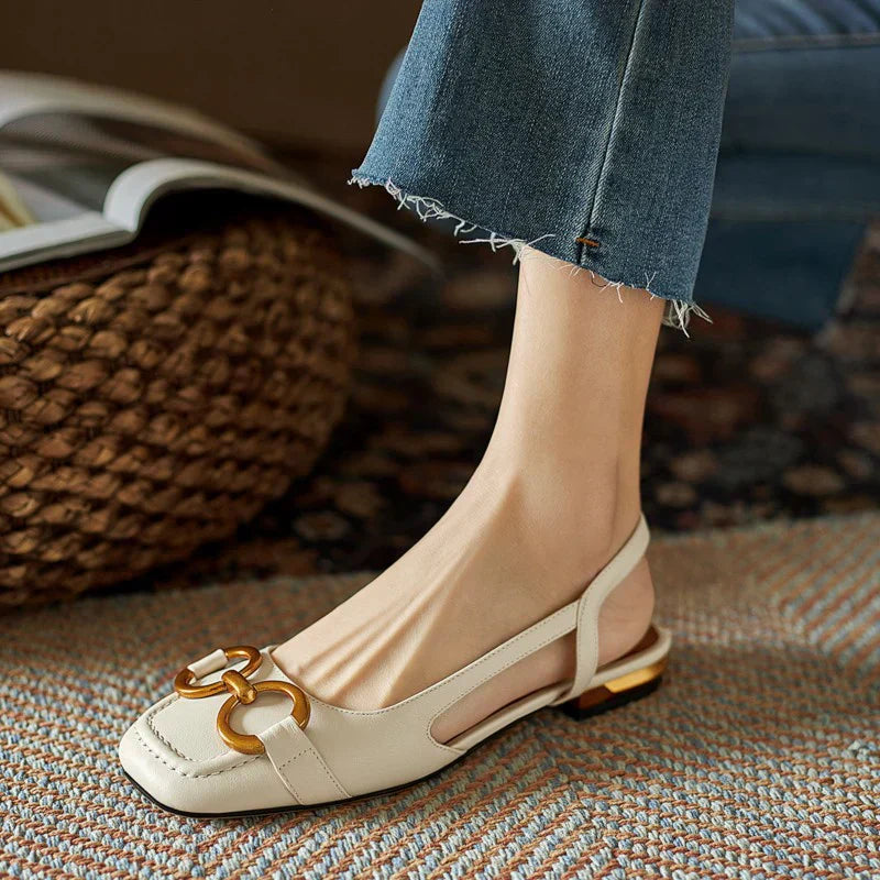 Malena™  - Orthopaedic Leather Buckle Sandals