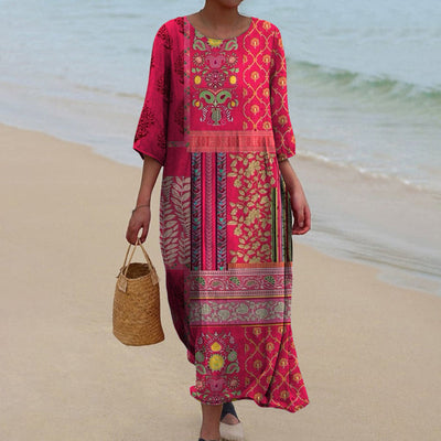 Maya™ - Flowy Ethnic Dress