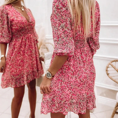 Margot™ - Elegant Floral Dress