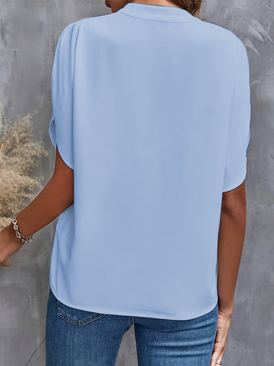 Amara - Relaxed V-Neck Blouse