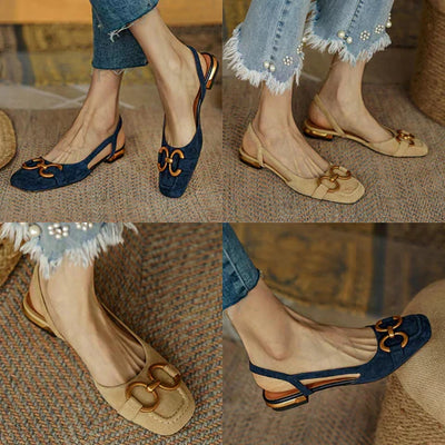 Malena™  - Orthopaedic Leather Buckle Sandals