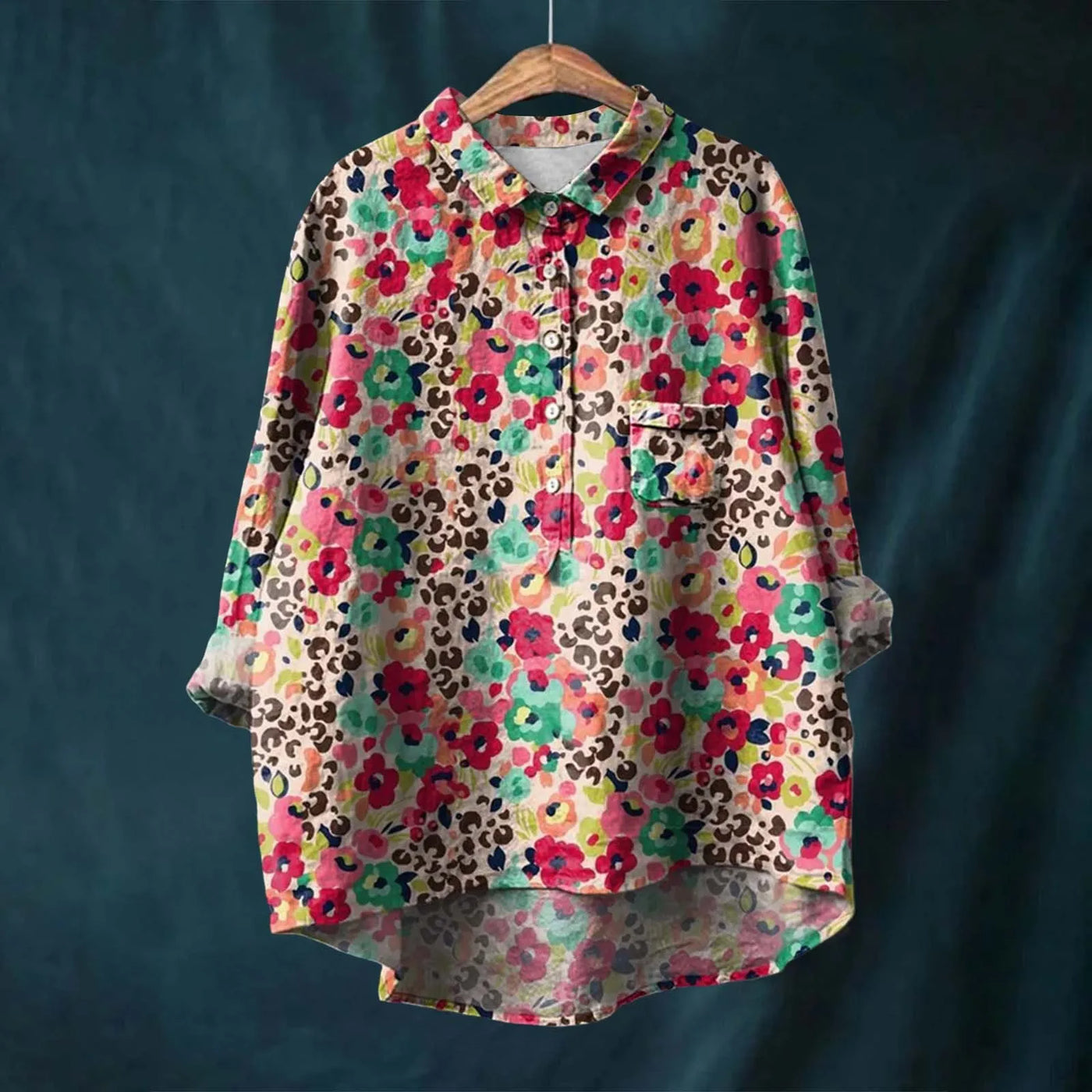 Lisa™ | Elegant Women's Floral Shirt
