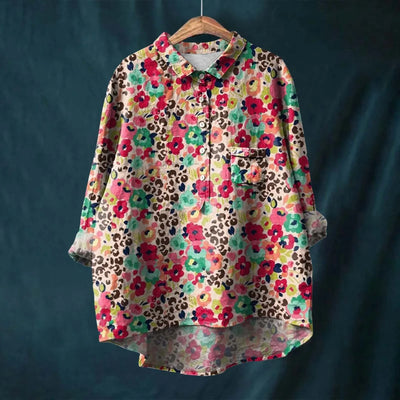 Lisa™ | Elegant Women's Floral Shirt