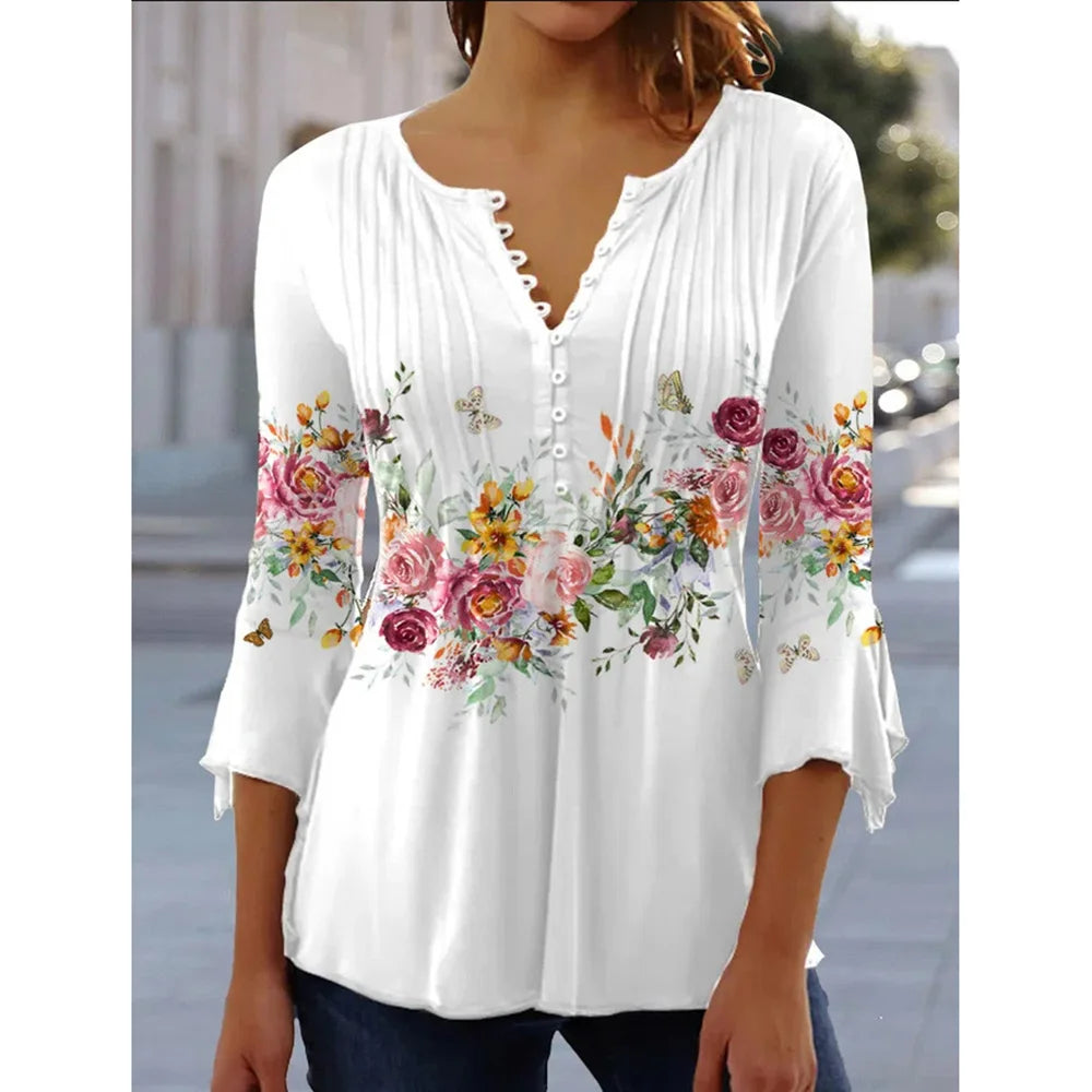 Mary | Elegant Top With V-neck