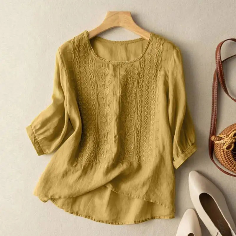 Serene™ Embroidered Boho Blouse