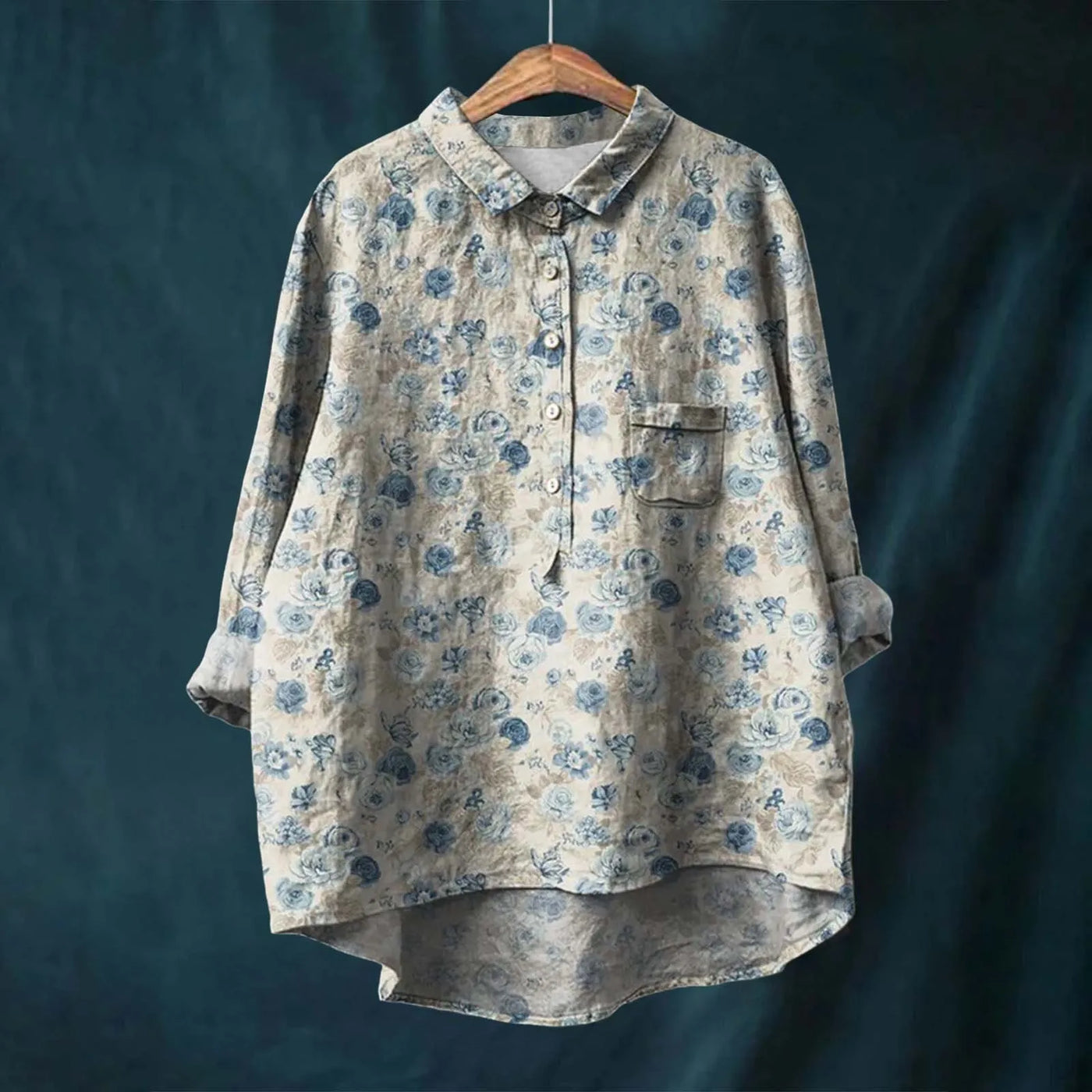 Lisa™ | Elegant Women's Floral Shirt