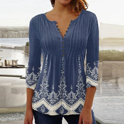 Mary | Elegant Top With V-neck