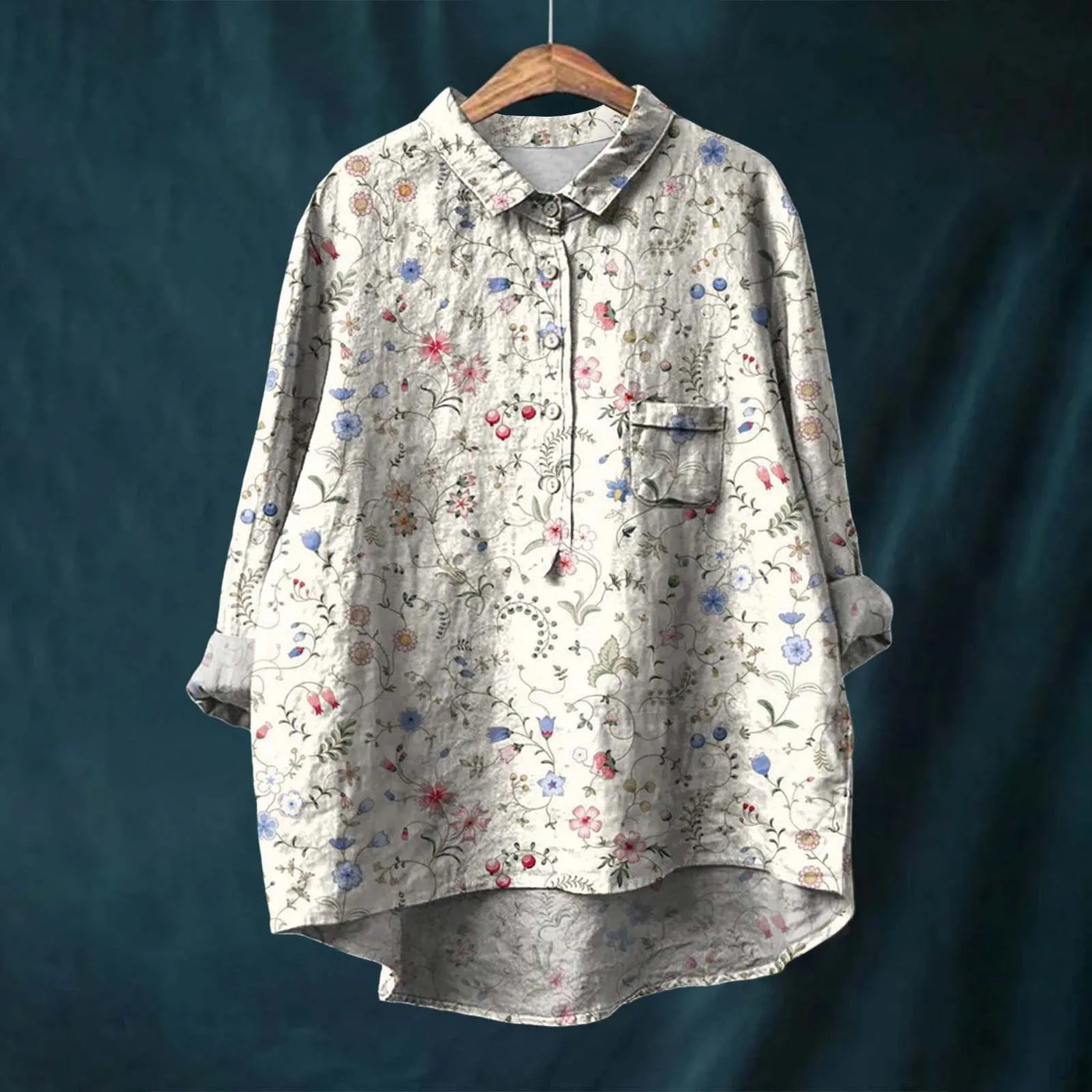 Lisa™ | Elegant Women's Floral Shirt