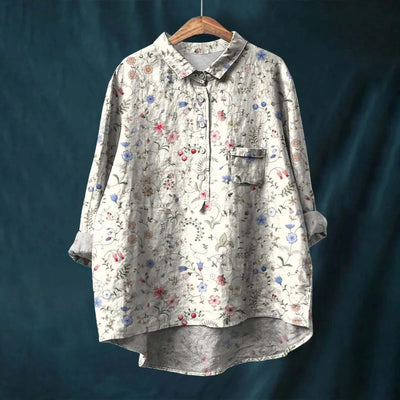 Lisa™ | Elegant Women's Floral Shirt