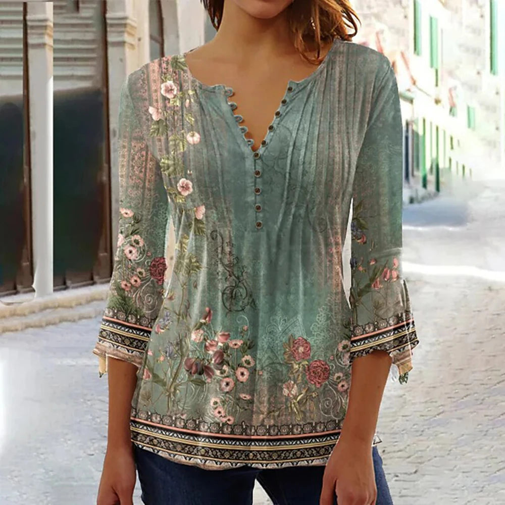 Mary | Elegant Top With V-neck