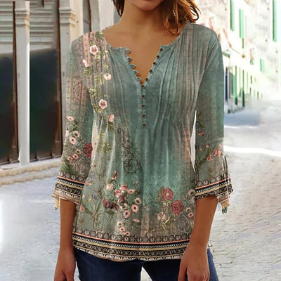 Mary | Elegant Top With V-neck