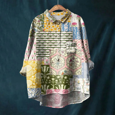 Lisa™ | Elegant Women's Floral Shirt