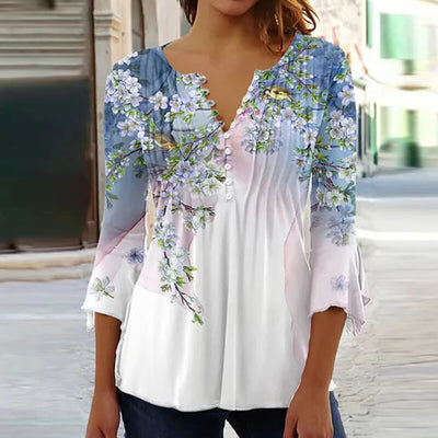 Mary | Elegant Top With V-neck
