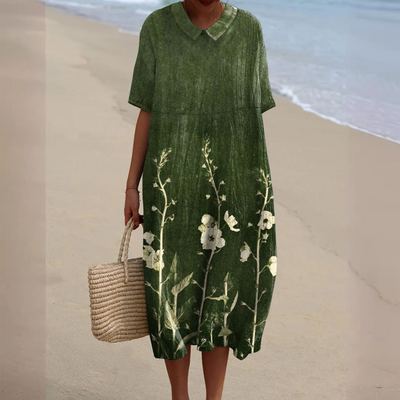 Lilia | Watercolour Floral Maxi Dress