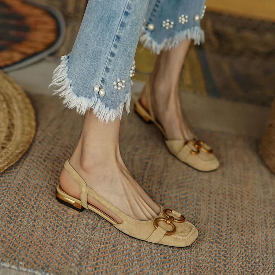 Malena™  - Orthopaedic Leather Buckle Sandals