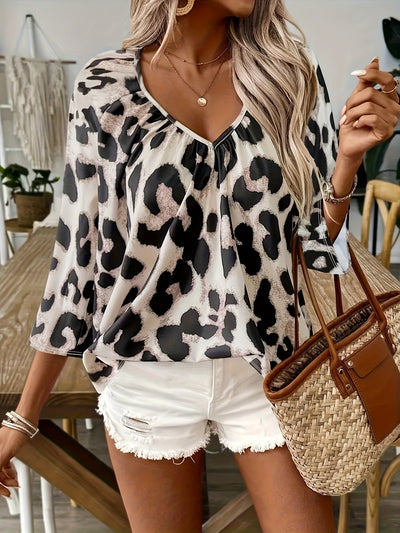 Julie | Leopard Blouse