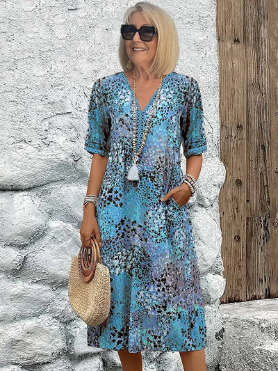 Florentia™ Elegant Midi Dress