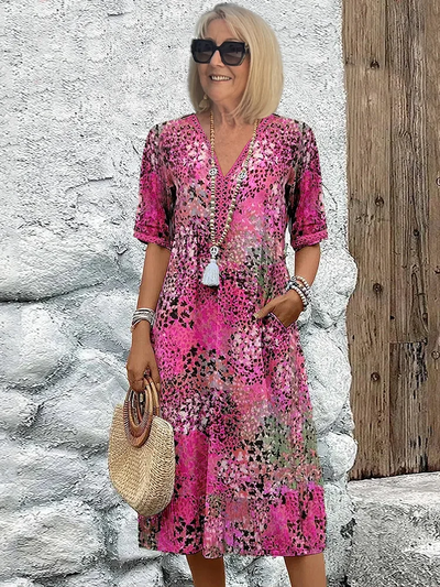 Florentia™ Elegant Midi Dress