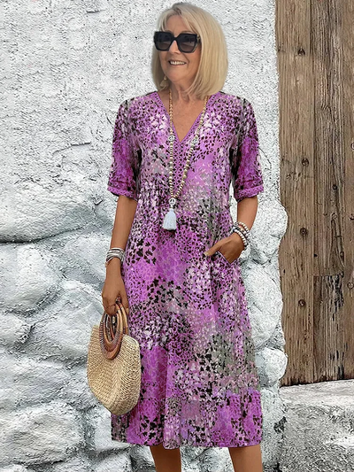 Florentia™ Elegant Midi Dress