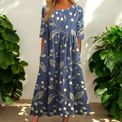 Lorena™ - Floral Midi Dress