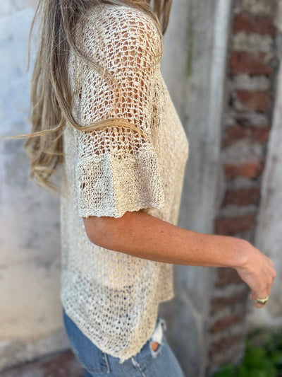 Ellen™ - Elegant Textured Top