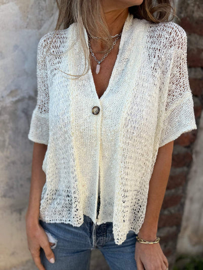 Ellen™ - Elegant Textured Top