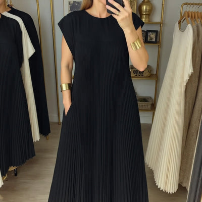 Elena™ Pleated Maxi Dress