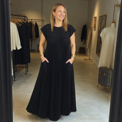Elena™ Pleated Maxi Dress