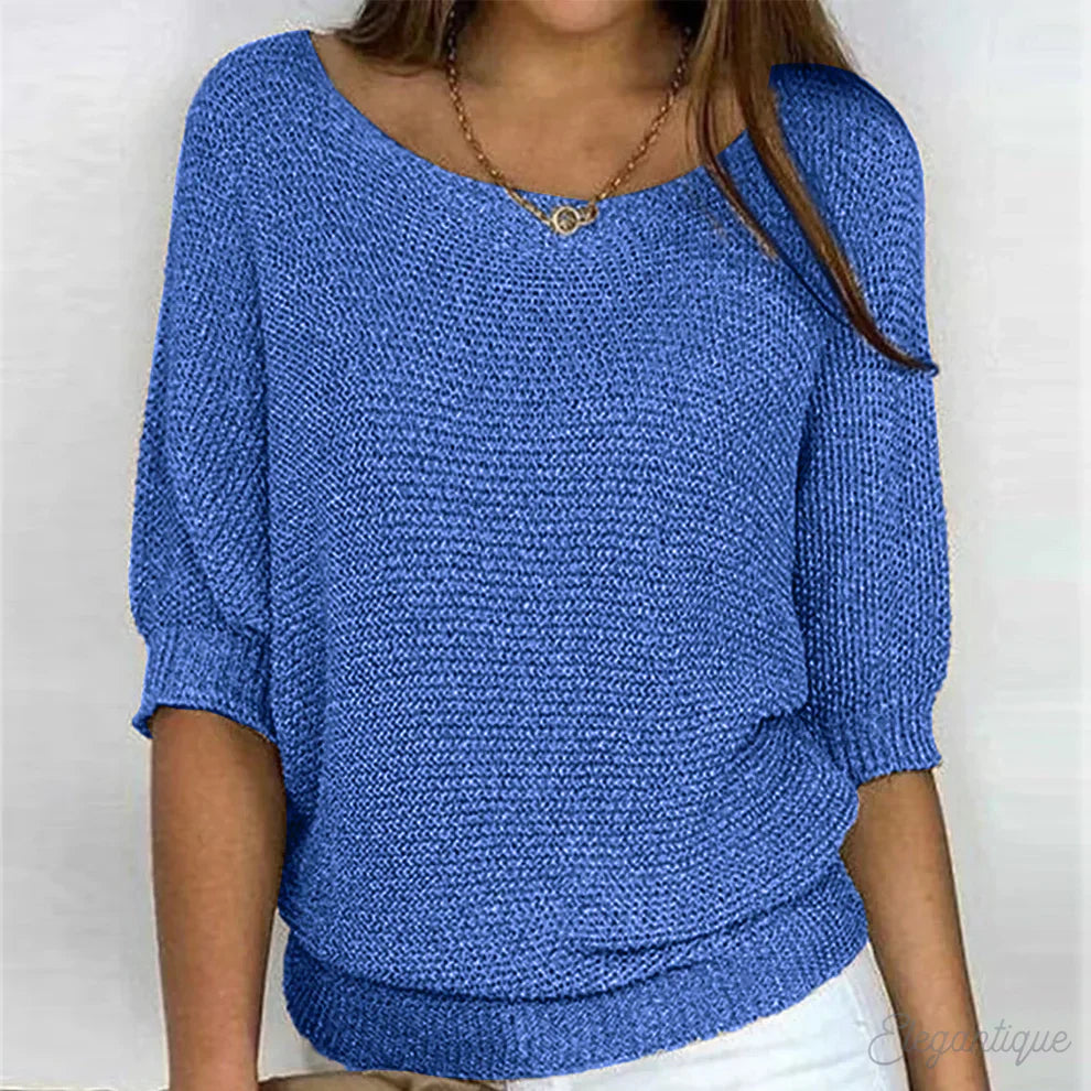 Celia™ - Relaxed Knit Top