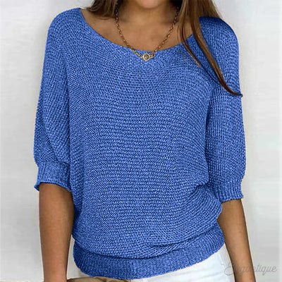 Celia™ - Relaxed Knit Top