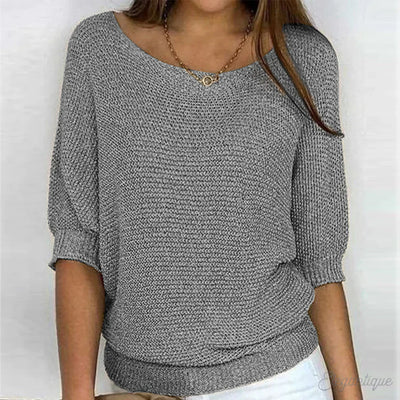 Celia™ - Relaxed Knit Top