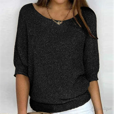 Celia™ - Relaxed Knit Top